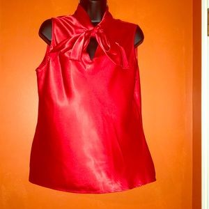 Red Kasper Blouse